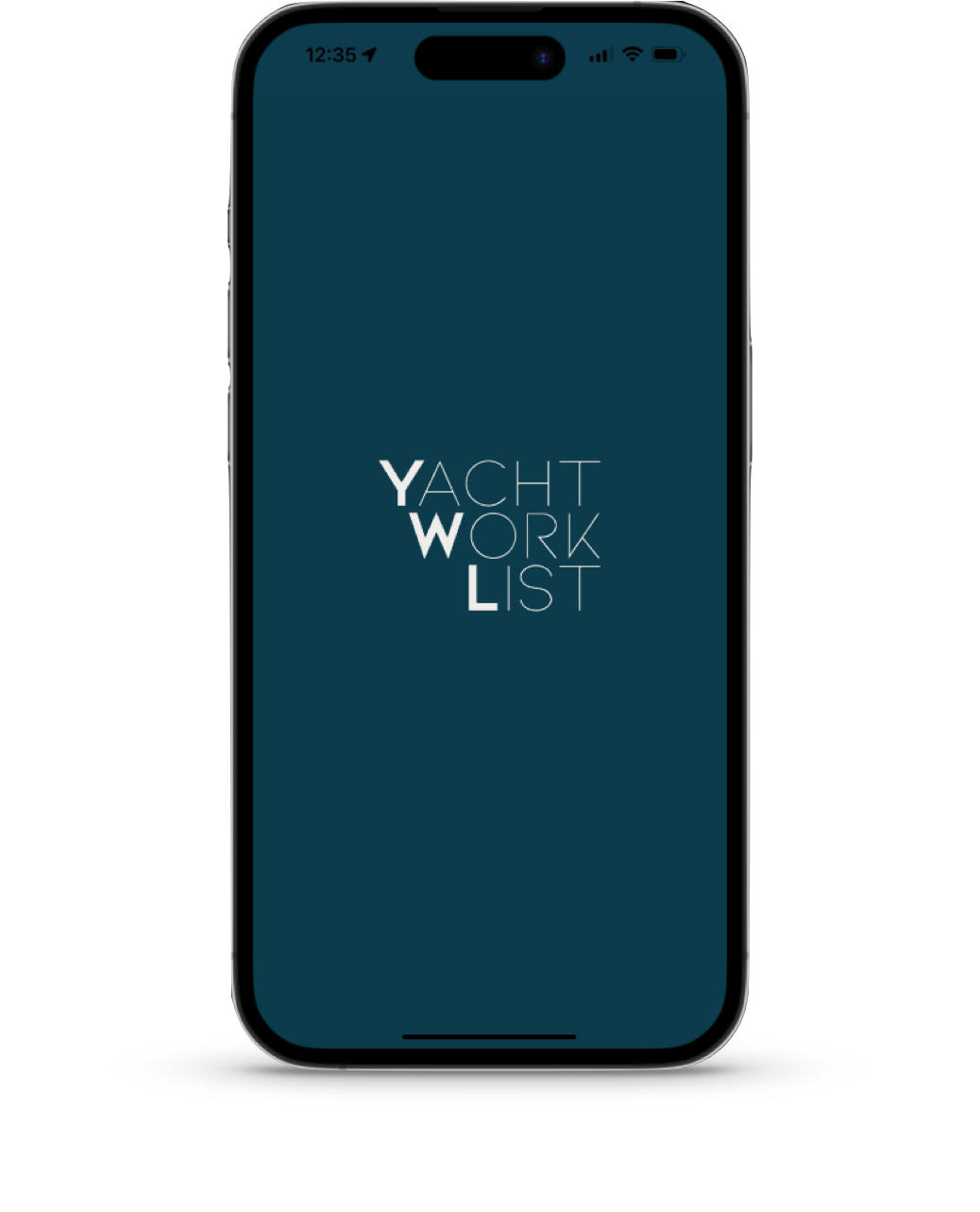 Yacht Work List App Mock-up
